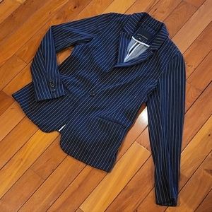 Banana Republic Lean Pin Striped Blazer